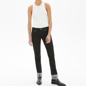 Helmut Lang Femme Lo Cigarette Jeans in Black